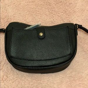 Black crossbody purse